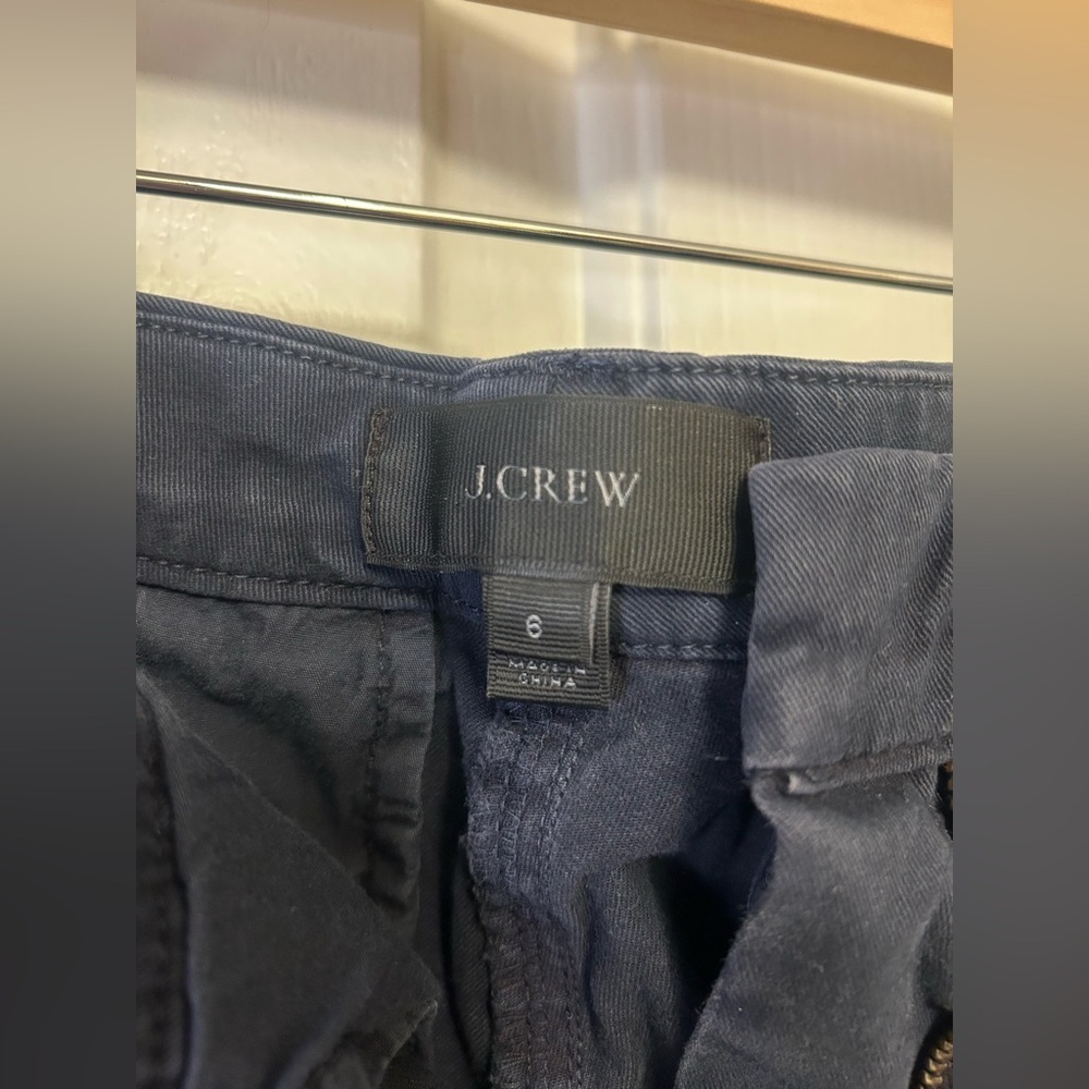 J. Crew Navy Blue Women's Shorts Size 6 - Picture 4 of 8